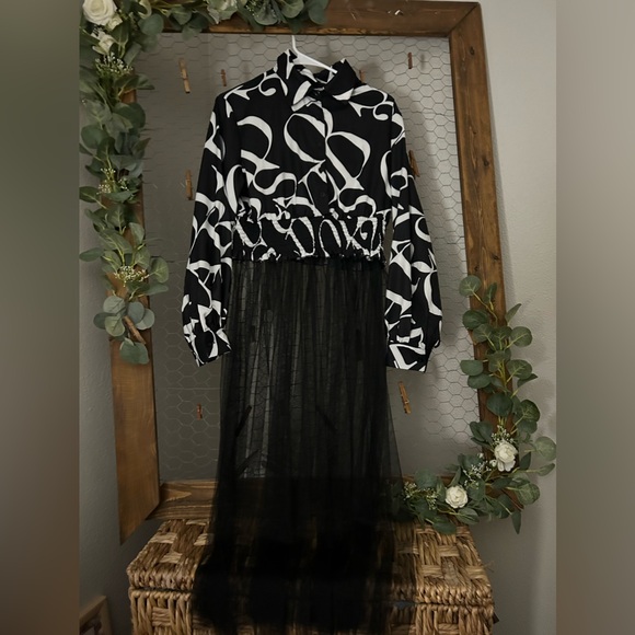 Wowo fashion Dresses & Skirts - Pattern top with sheer